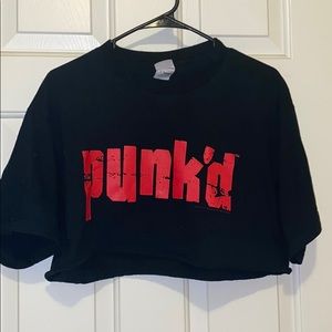 MTV Punk’d cropped tee